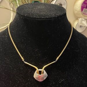 Goldtone and Silvertone Necklace